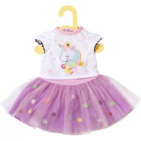 Dolly Moda - Shirt + Tutu Unicorn 36cm