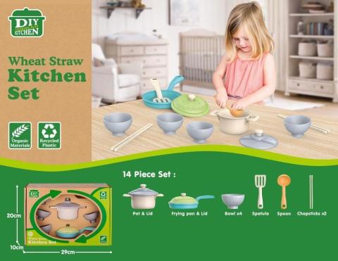 Zestaw kuchenny z bioplastiku 14el