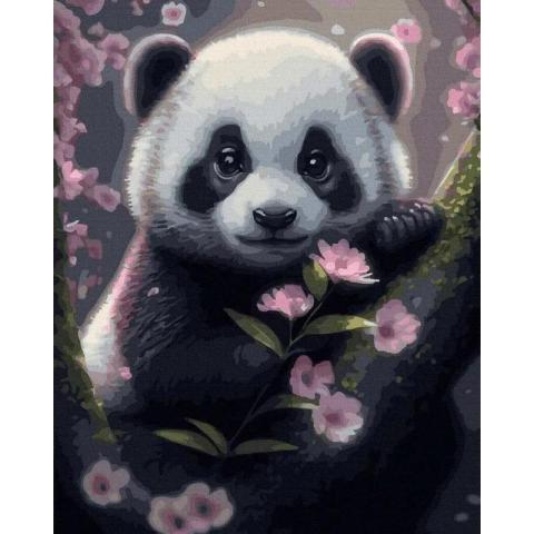 Malowanie po numerach - Panda 40x50cm