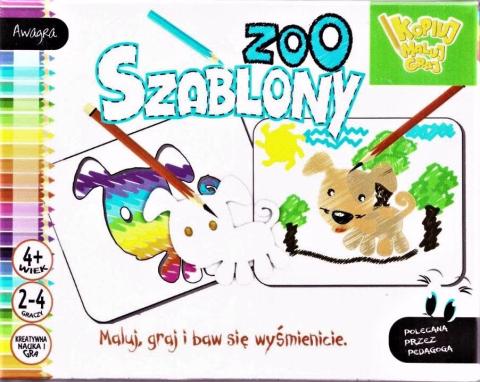 Maluj i graj - szablony zoo