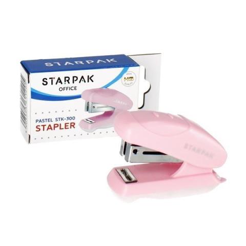 Zszywacz mini STK-300 pastel różowy