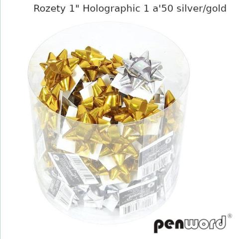 Rozety holographic (50szt)