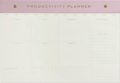 Notatnik na biurko Lilac - Productivity Planner