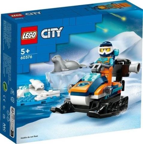 Lego CITY 60376 (4szt) Skuter śnieżny badacza...