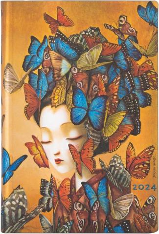 Kalendarz tygodniowy mini 2024 Madame Butterfly