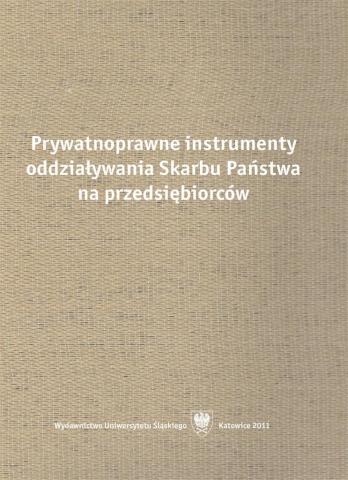 Prywatnoprawne instrumenty oddziaływania Skarbu...