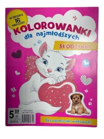 Kolorowanki dla najmłodszych. Słodziaki