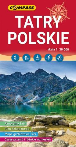 Mapa - Tatry Polskie 1:30 000