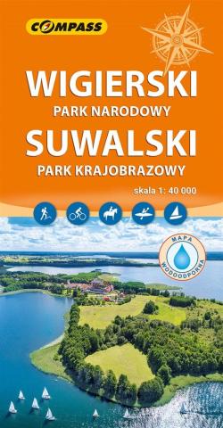 Mapa - Wigierski Park Narodowy, Suwalski 1:40 000