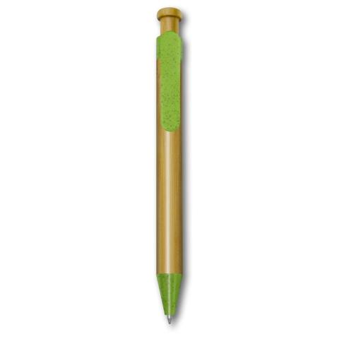 Długopis Bamboo BP-101 zielony (50szt) PENMATE