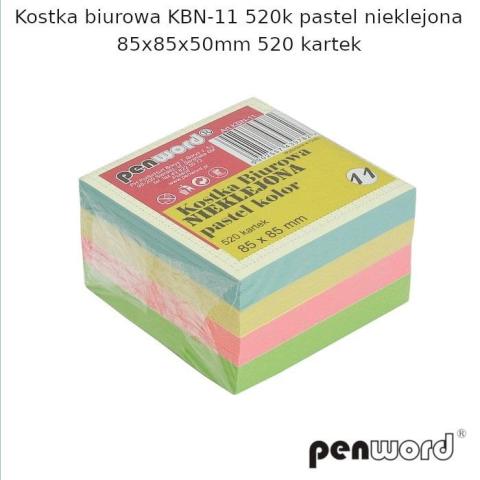 Kostka biurowa pastel 85x85x50mm 520K