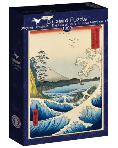 Puzzle 1000 Morze Satta,Prowincja Suruga Hiroshige