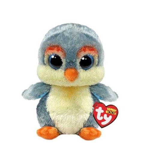 Beanie Boos Fisher - szary pingwin 15cm