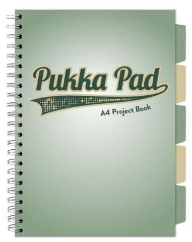 Project Book Sage A4/200K kratka zielony