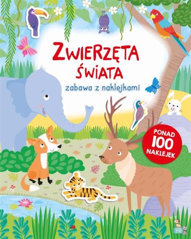 Zabawa z naklejkami. Zwierzęta świata