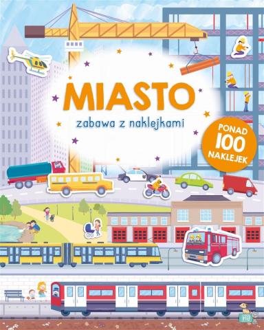 Zabawa z naklejkami. Miasto