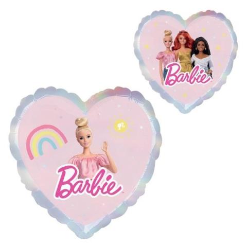 Balon foliowy Barbie standard okrągły 45cm