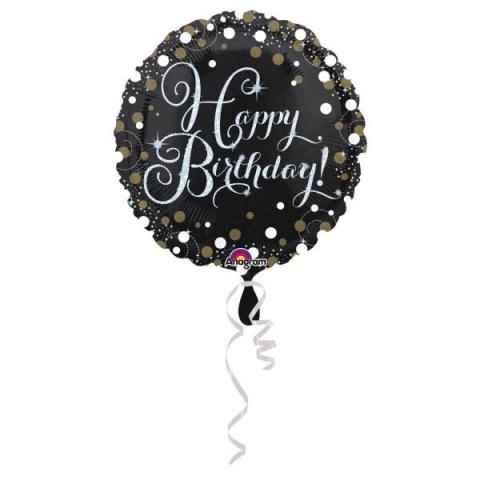 Balon foliowy Sparkling Birthday standard 43cm