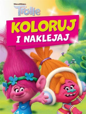 Koloruj i naklejaj. Trolle