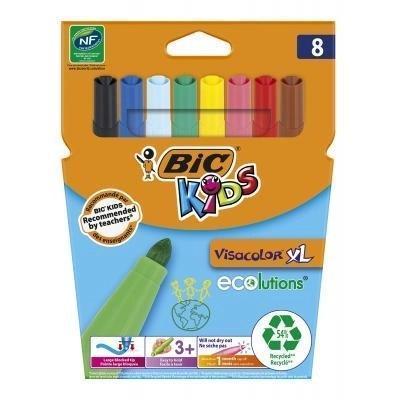 Flamastry Kids Visacolor XL 8 kolorów BIC
