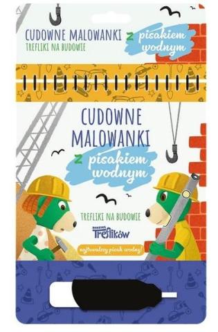 Malowanki z pisakiem wodnym.Trefliki na budowie