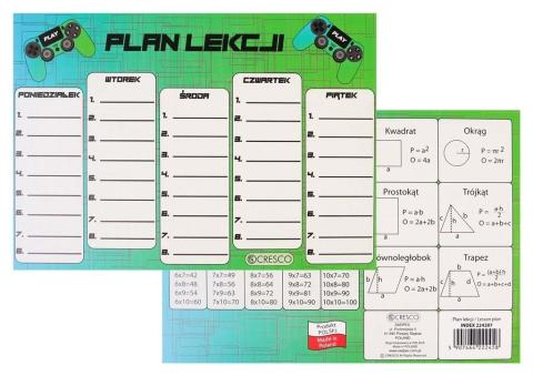 Plan lekcji A5 Pad (25szt)