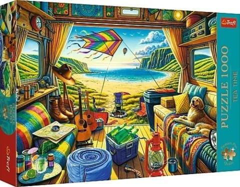 Puzzle 1000 Kamperem w podróży TREFL