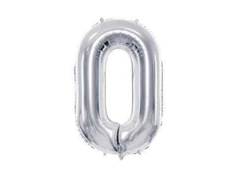 Balon foliowy 0 srebrny 72cm