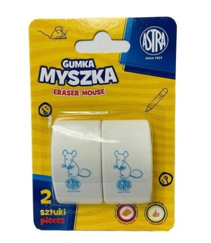 Gumka myszka 2szt ASTRA