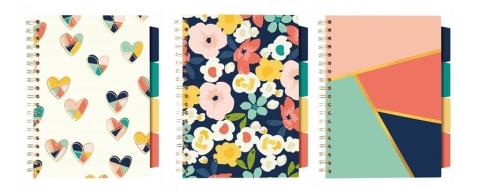 Project Book Floral Love B5/100K linia mix (3szt)