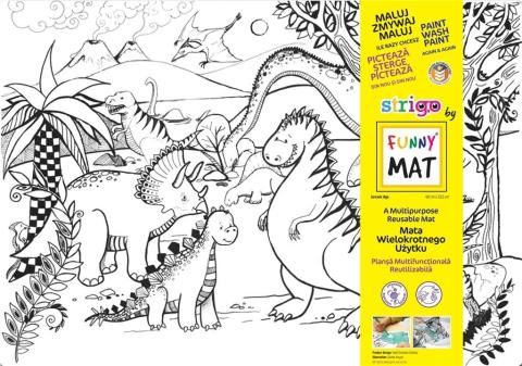 Mata Funny Mat Trans- Dinozaury 48x33,5cm