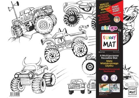 Mata Funny Mat Trans- Monster Trucks 48x33,5cm