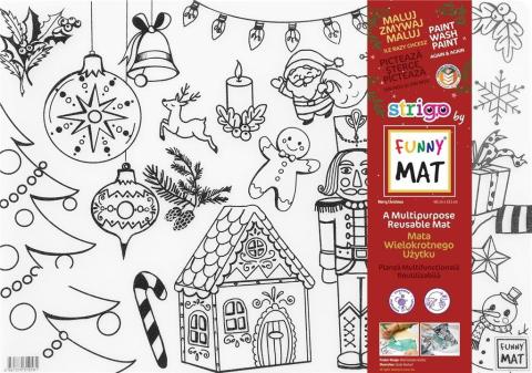 Mata Funny Mat Trans- Christmass 48x33,5cm