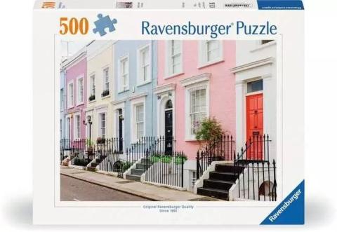 Puzzle 2D 500 Kolorowe Kamienice Londyn