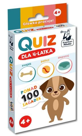 Kapitan Nauka. Quiz dla 4-latka