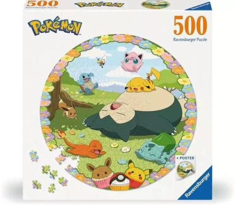 Puzzle 500 Pokemon Postacie