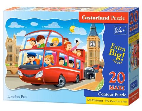 Puzzle 20 Maxi London Bus CASTOR