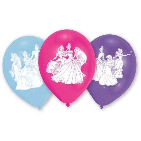 Balony lateksowe księżniczki 22,8cm 6szt