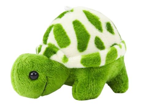 Żółw pluszowy zielony 10cm