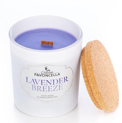 Świeczka sojowa Lavender Breeze biała 135g