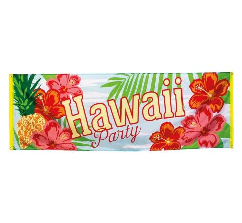Banner Hawaii Party 74x220cm