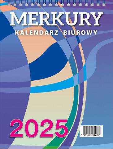 Kalendarz 2025 biurowy Merkury
