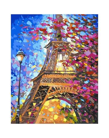 Malowanie po numerach - Paryski krajobraz 40x50cm