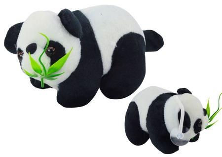 Pluszowa panda z przyssawką na zawieszce