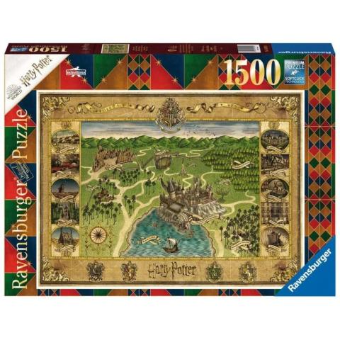 Puzzle 1500 Mapa Hogwartu