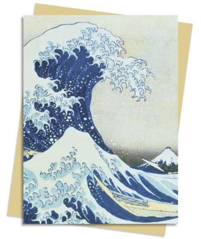 Karnet B6 Wielka fala w Kanagawie Hokusai Katsushi