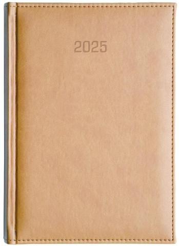 Kalendarz 2025 A4 tygodniowy Vivella beżowy
