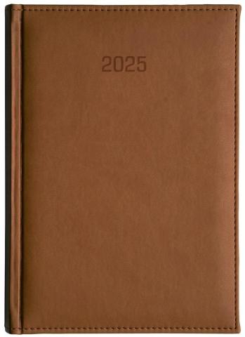Kalendarz 2025 B5 Dzienny Vivella Brązowy