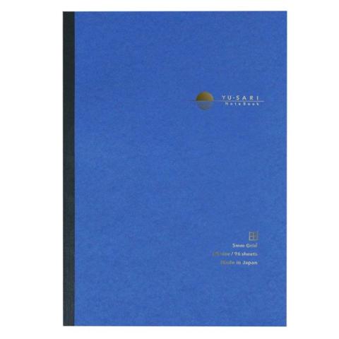 Notatnik B5 kratka Yu-Sari 5mm niebieski