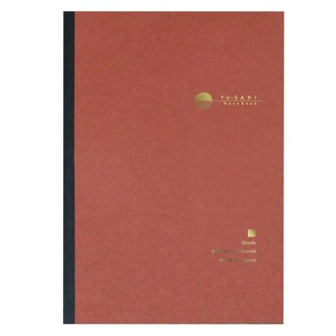 Notatnik B5 czyste białe strony Yu-Sari czerwony